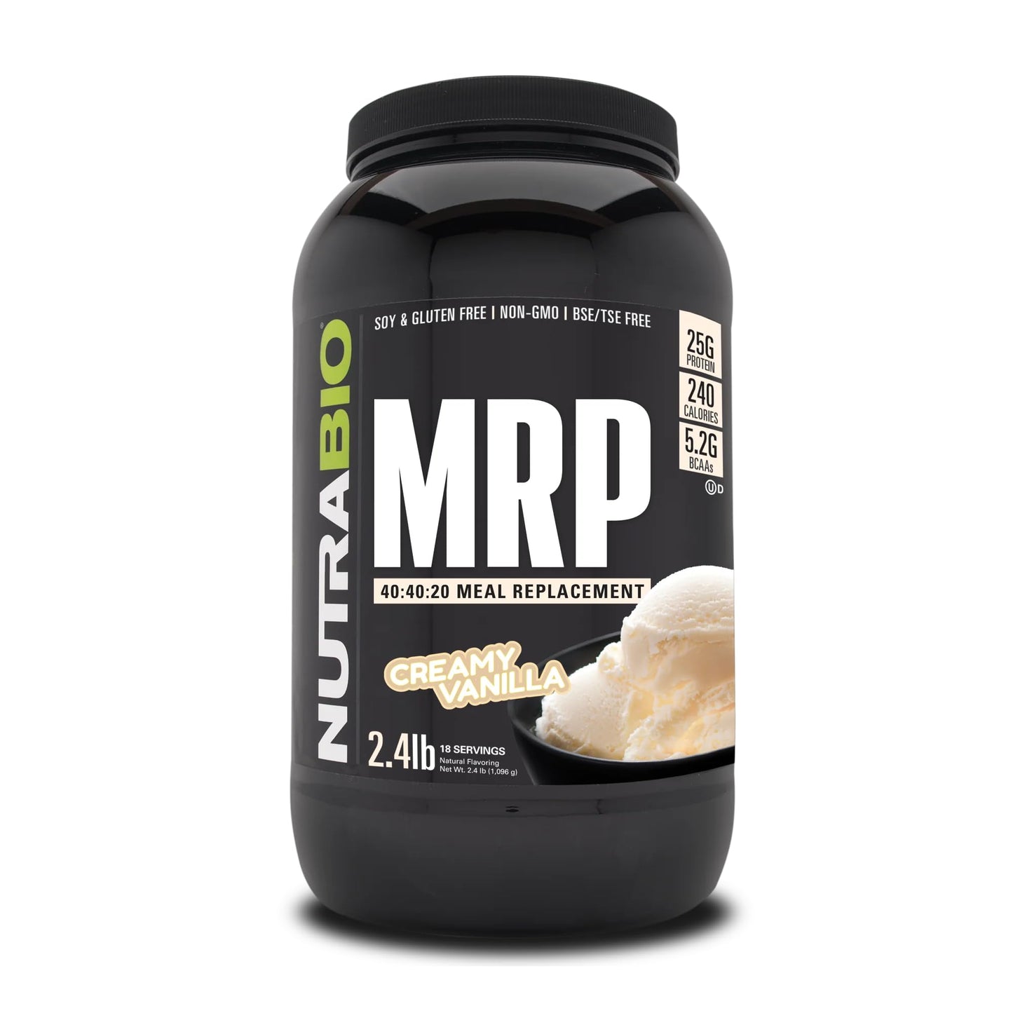 NutraBio MRP Complete Meal Replacement Protein Powder, 38.4 oz