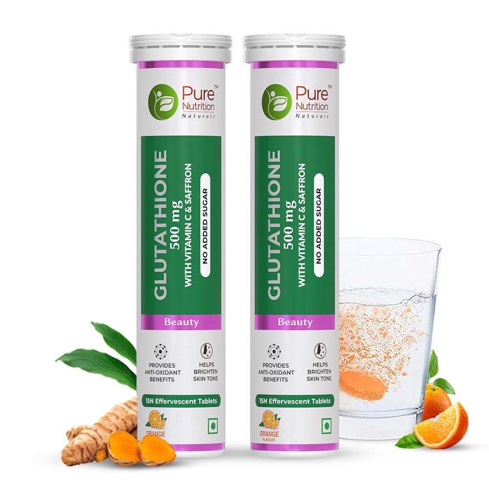 Pure Nutrition Natural Treasures L-Glutathione 500mg Tablet, 30 Tablets
