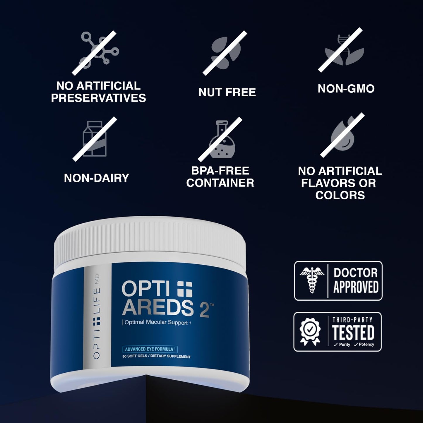 Opti + Life AREDS 2 Supplements Capsule 270 Capsules