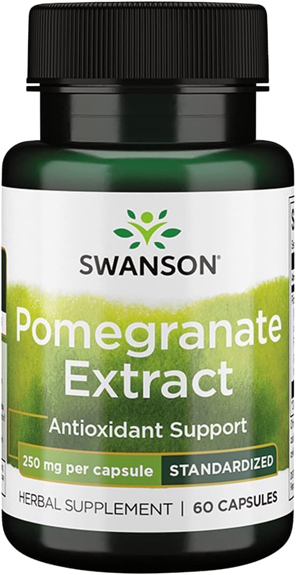 Swanson HRB Pomegranate EXT STD 250 mg 60 Capsules