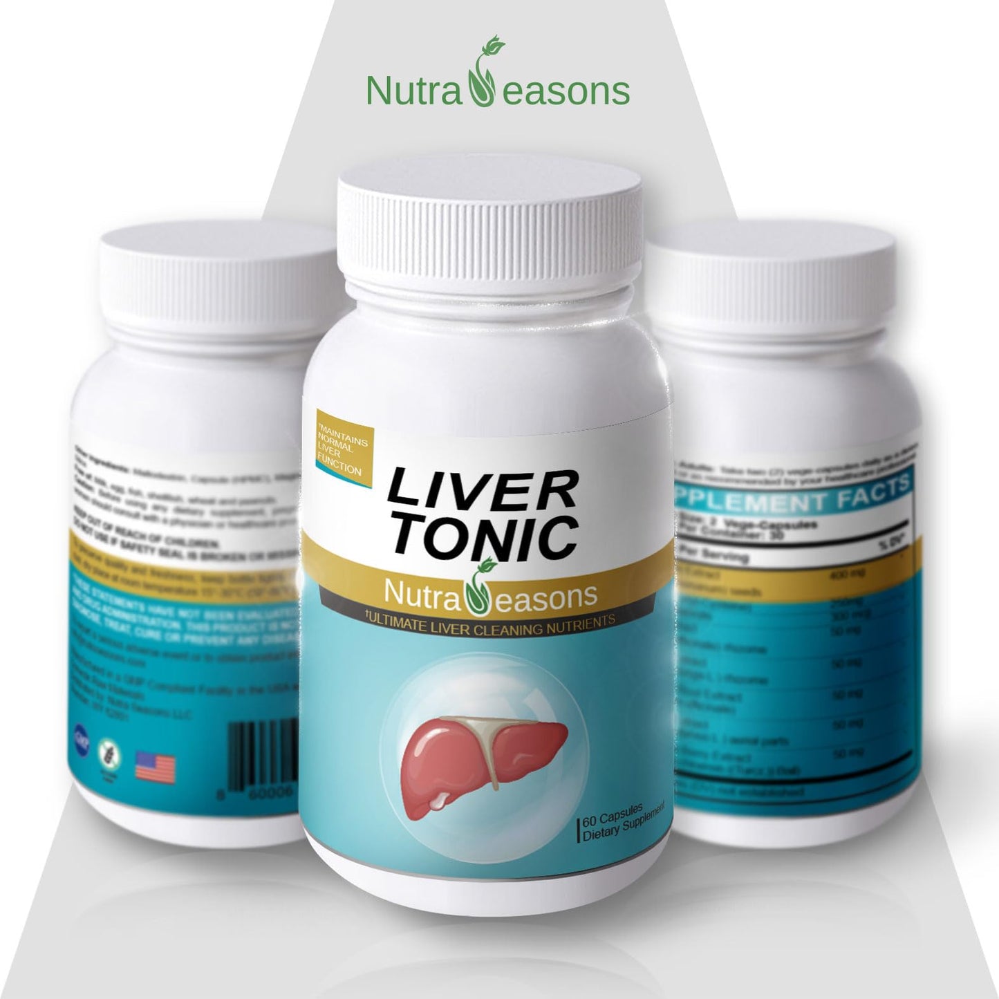 Nutra Seasons Liver Tonic Capsules, 60