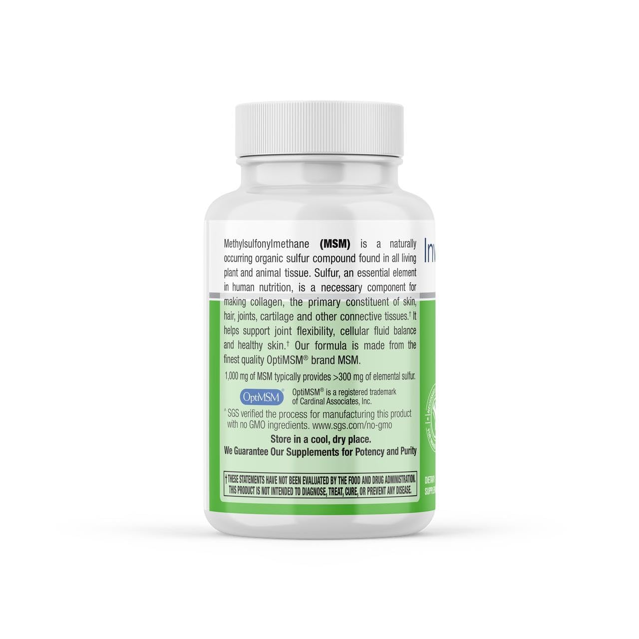 INVIGOFLEX MSM Methylsulfonylmethane Caplets 60