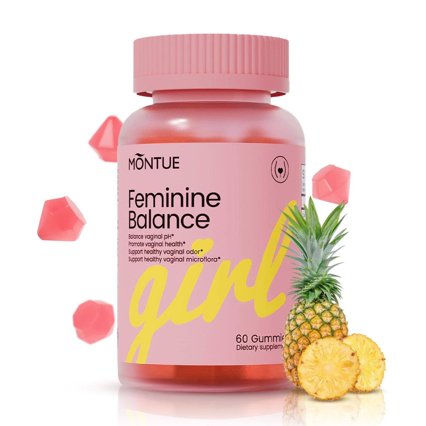 NUTRAJOY Premium Feminine Balance Gummy 60 Count