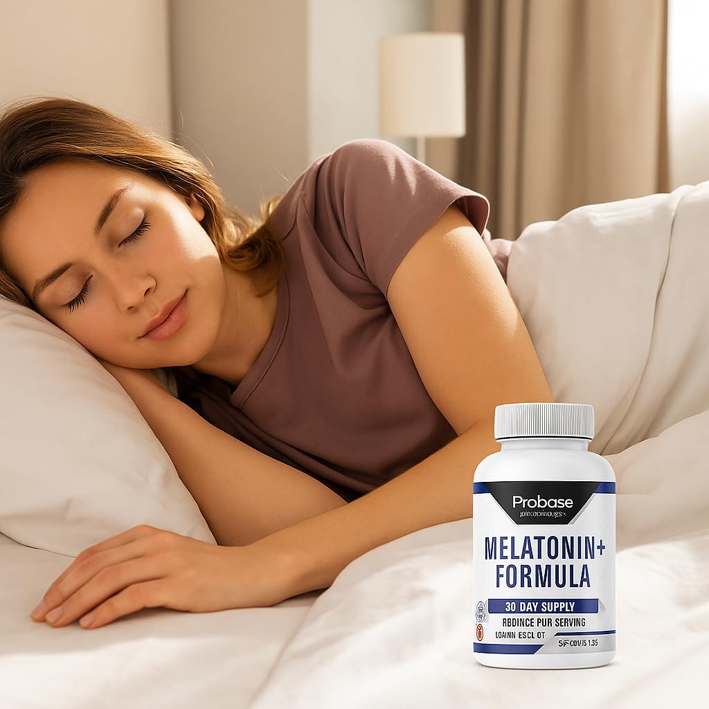 Probase Nutrition Melatonin+ Formula Capsules, 60 Count
