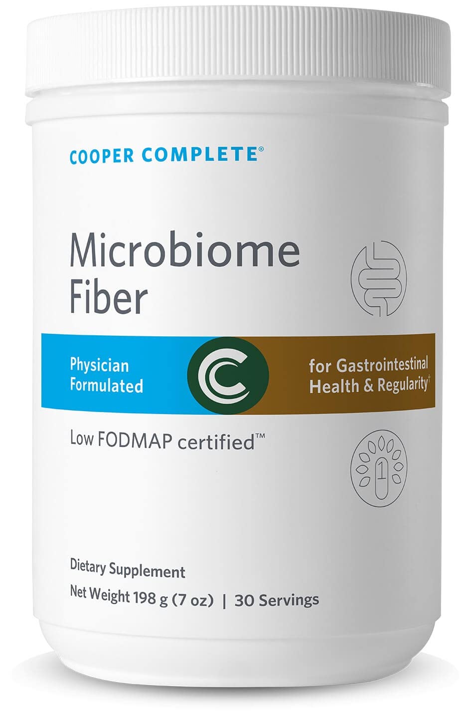 Cooper Complete Soluble Prebiotic Fiber Powder (Sunfiber®), 30 Servings