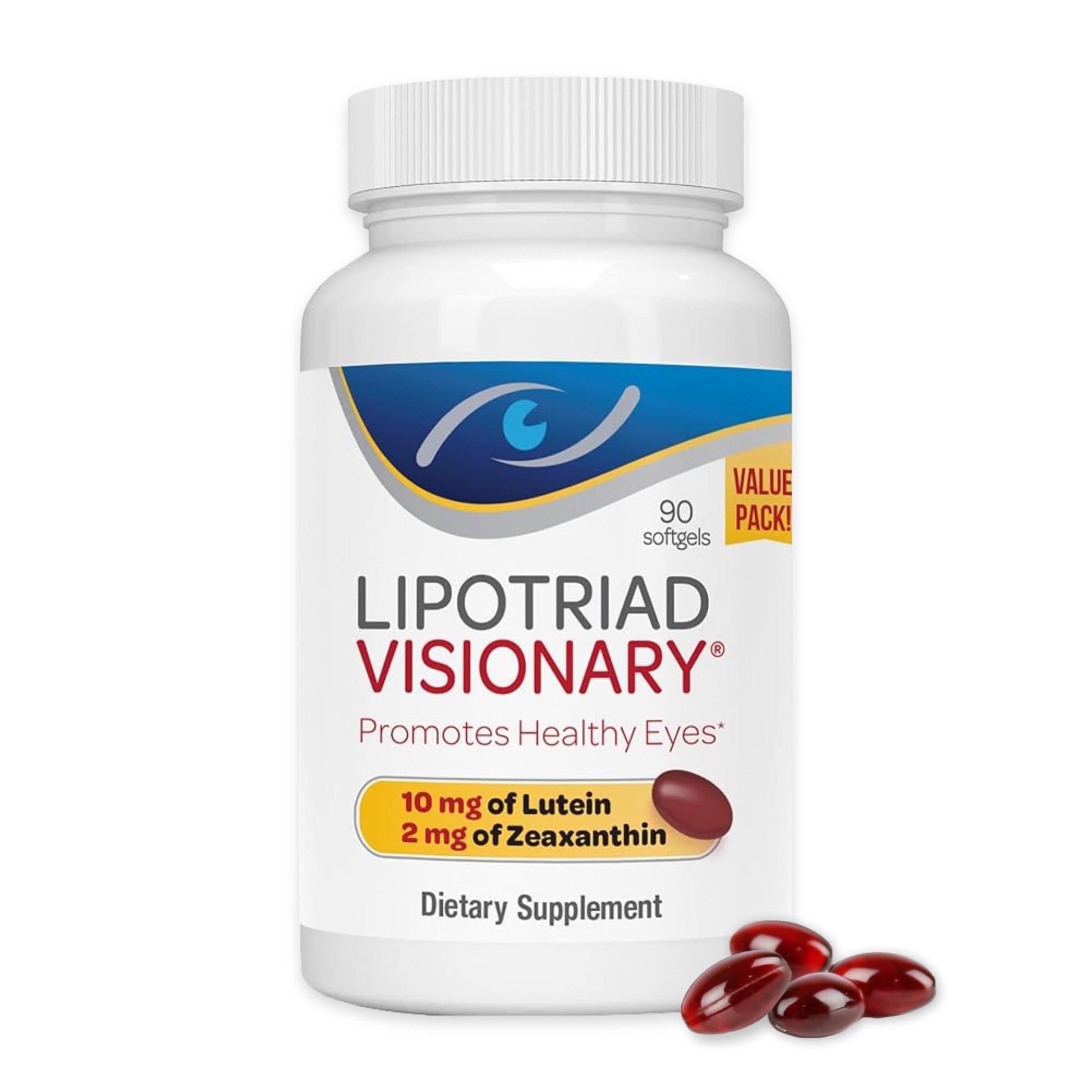 Lipotriad Visionary Eye Vitamins Capsule 90 Count