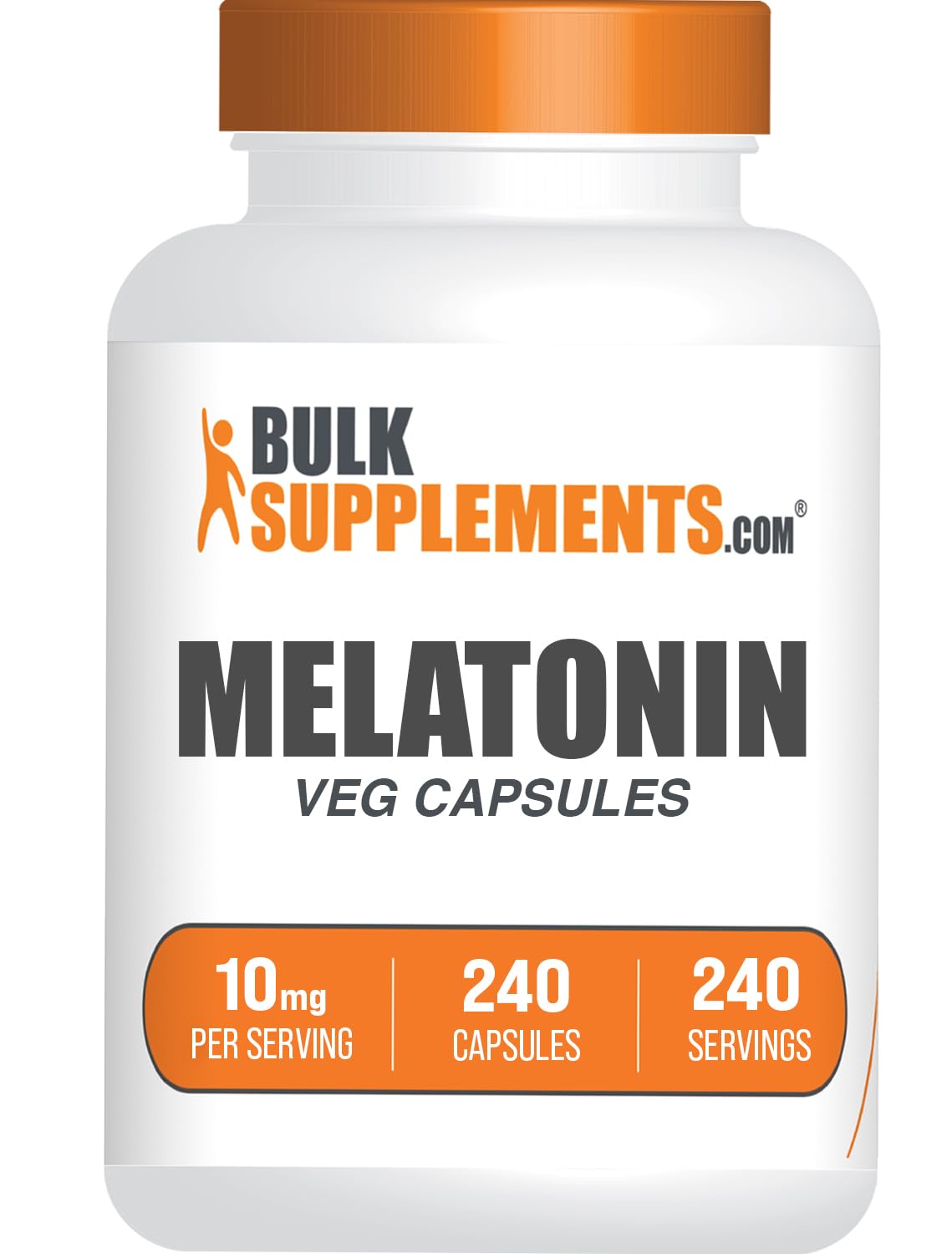 BulkSupplements Melatonin 10 mg, 240 Capsules