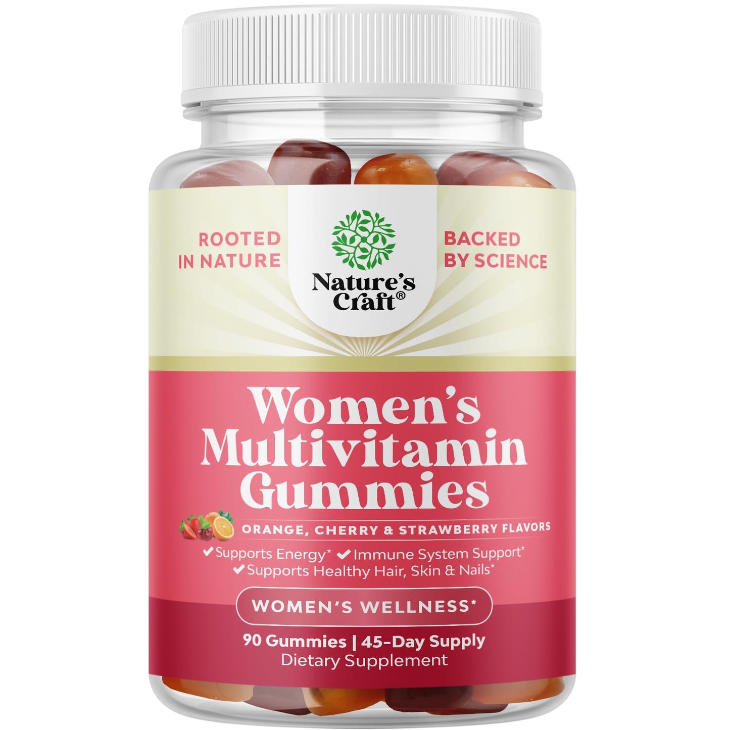 Natures Craft Delicious Daily Multivitamin for Women Gummies 90 Count