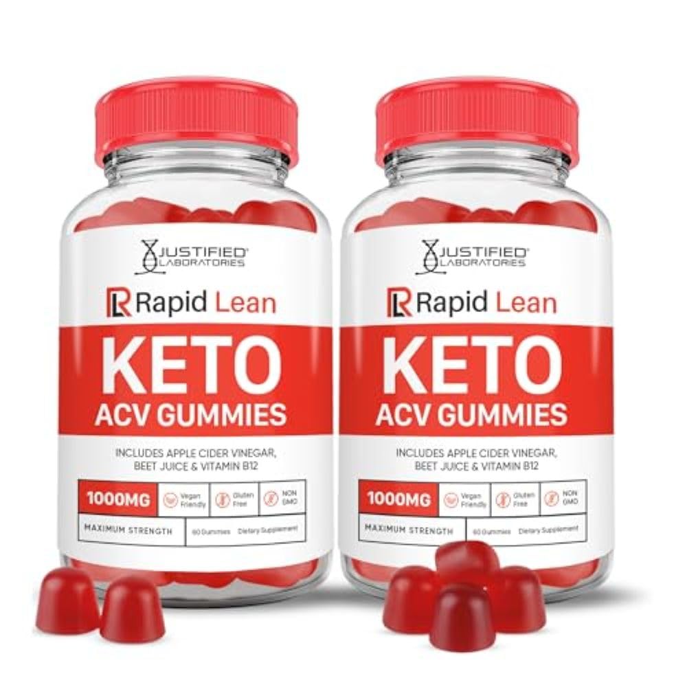 Justified Laboratories Rapid Lean Keto ACV Gummies, 120 Gummies