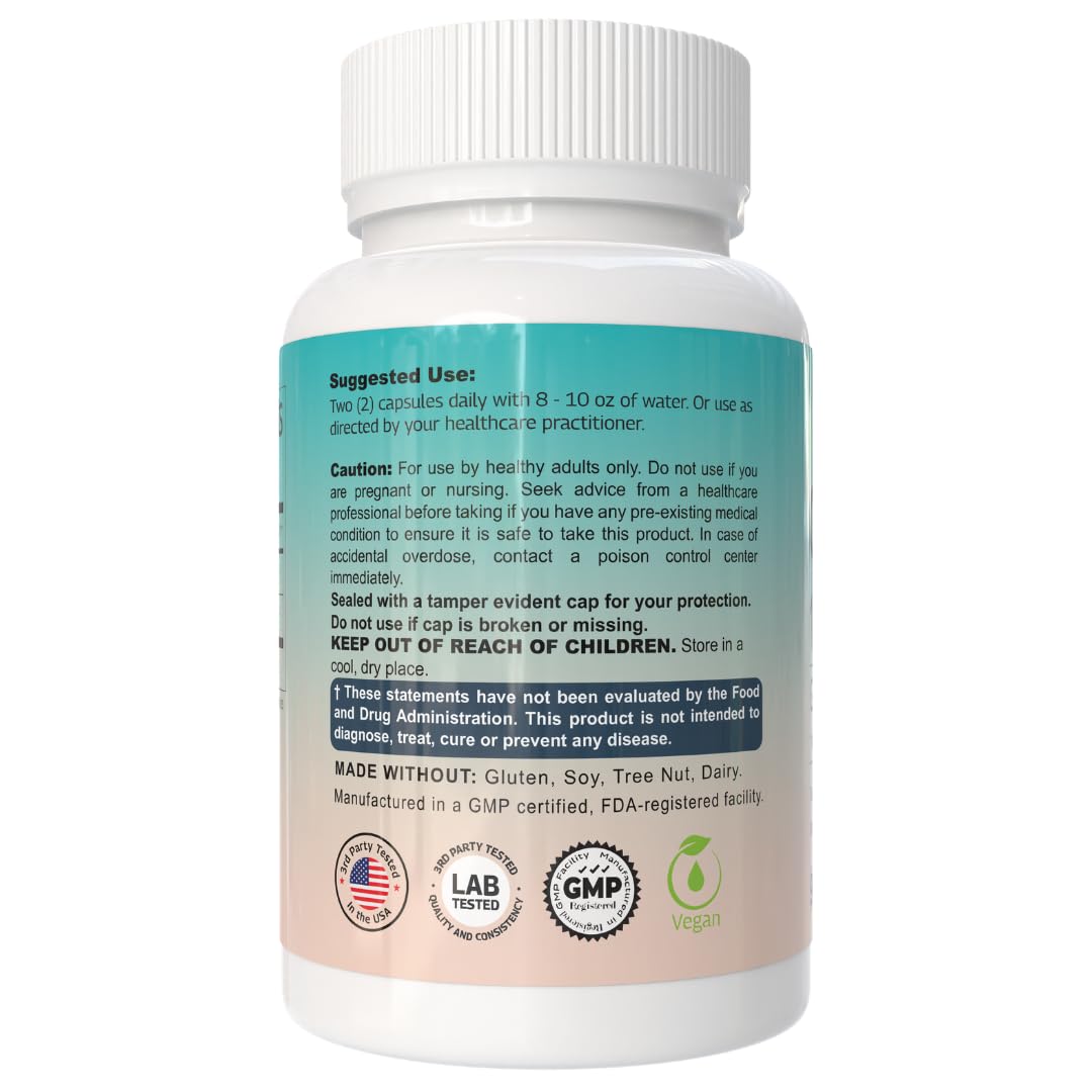 THEREXA GLYNAC Glycine & NAC Supplement Capsules, 90 Count
