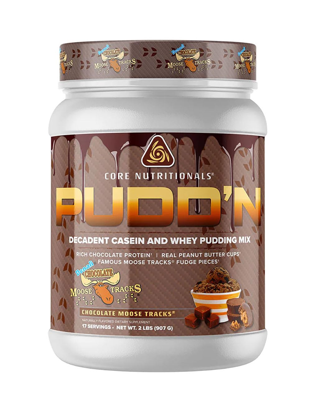 Core Nutritionals Pudd'n, Decadent Protein Pudding Mix, 2 lb