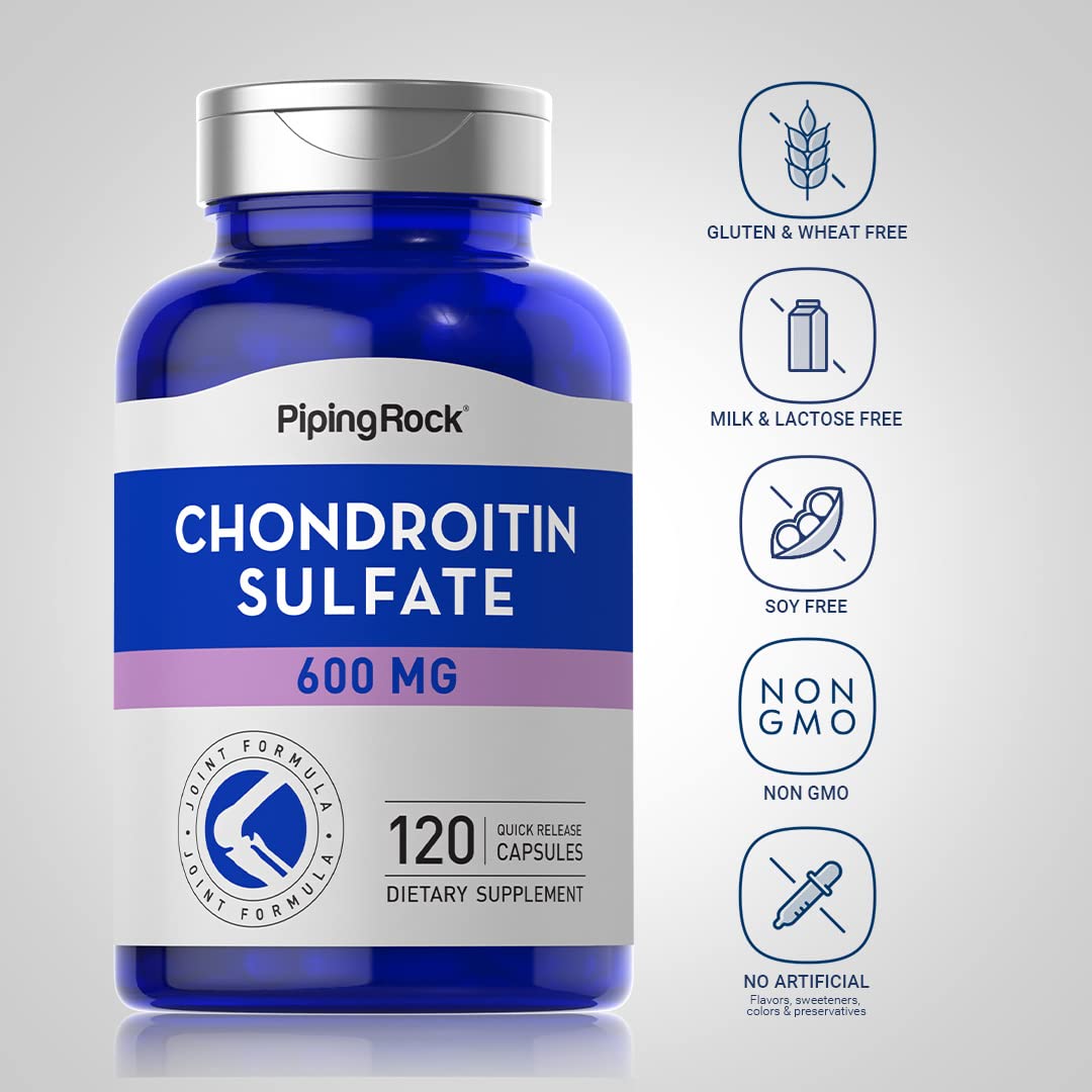 Piping Rock Chondroitin Sulfate Supplement Capsule, 120 Capsules