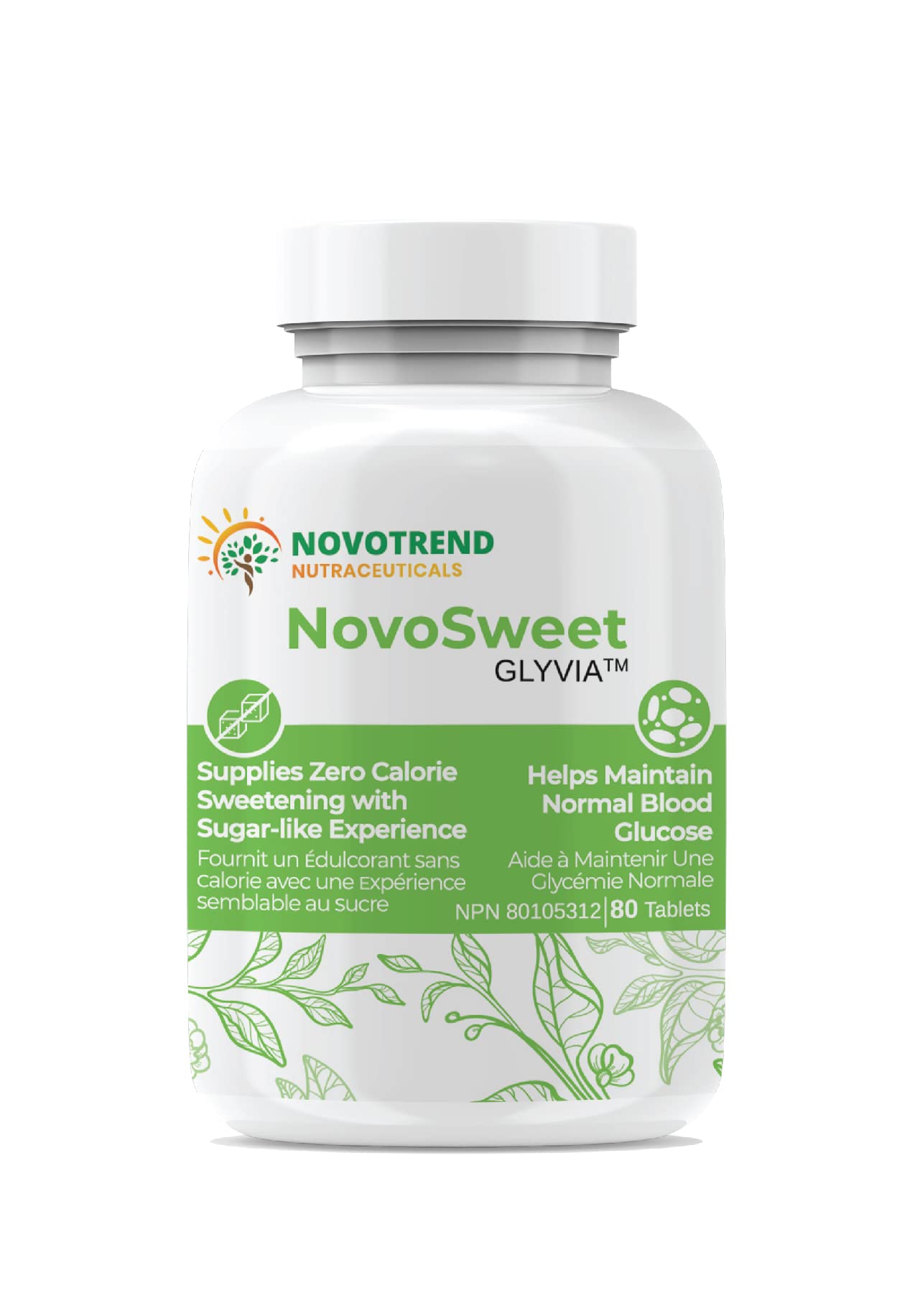 Novotrend Nutraceuticals NovoSweet Glyvia 80 Tablets
