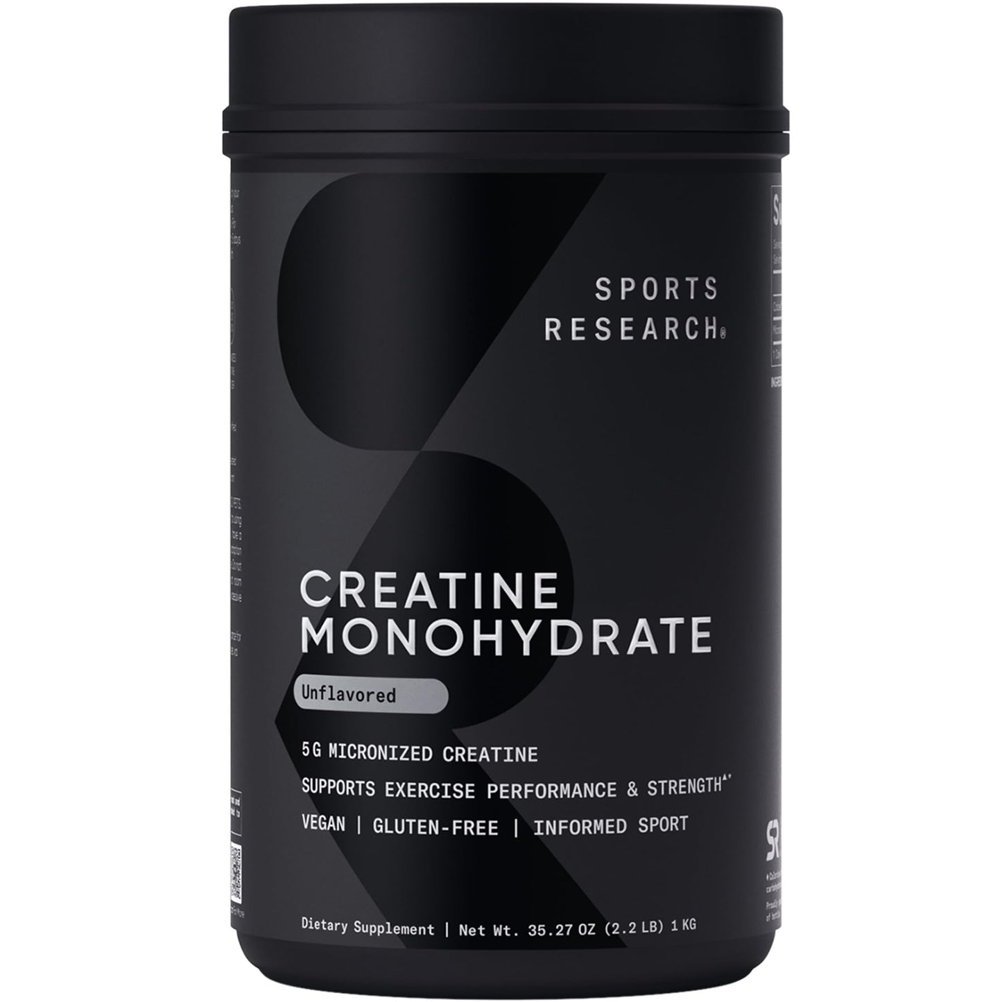 Sports Research Creatine Monohydrate Powder 35.27 oz