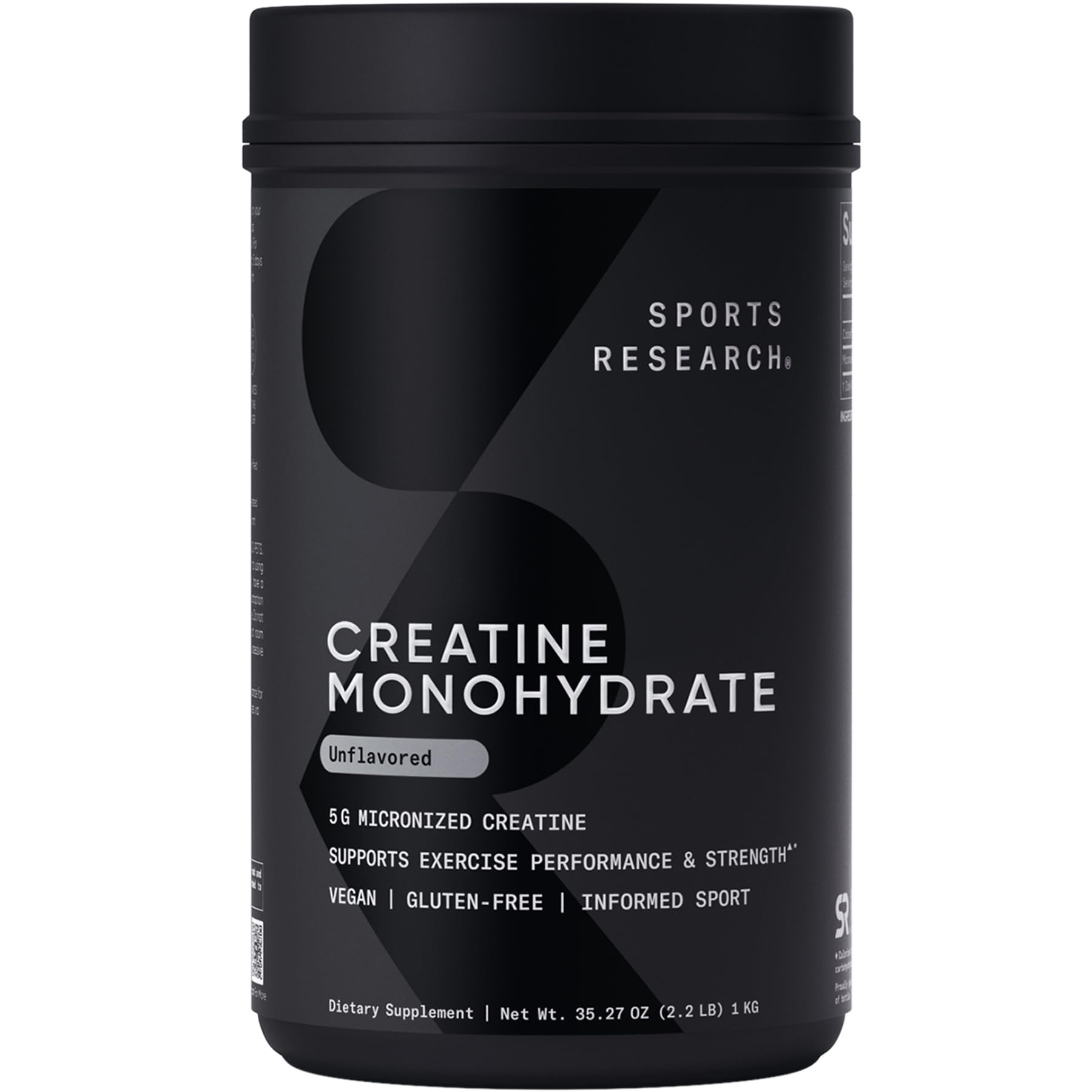 Sports Research Creatine Monohydrate Powder 35.27 oz