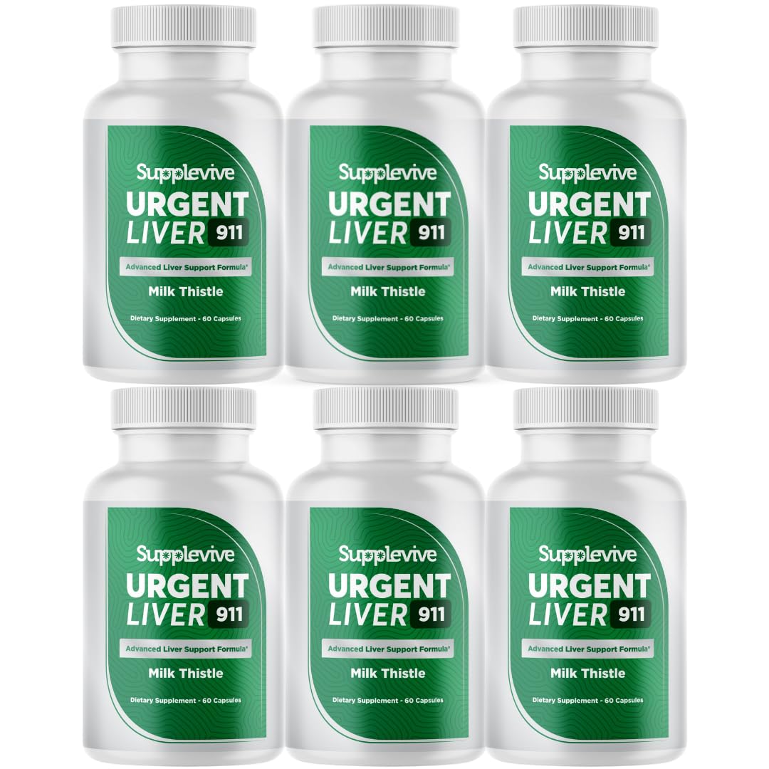 Supplevive Urgent Liver 911 Herbal Liver Support Capsule 60 Count