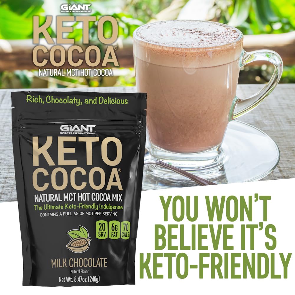 Giant Sports International Keto Cocoa Powder 8.5 oz