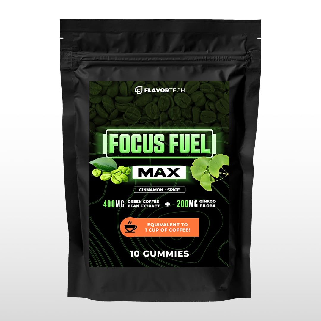 FlavorTech Focus Fuel Max Gummies, 10 Gummies