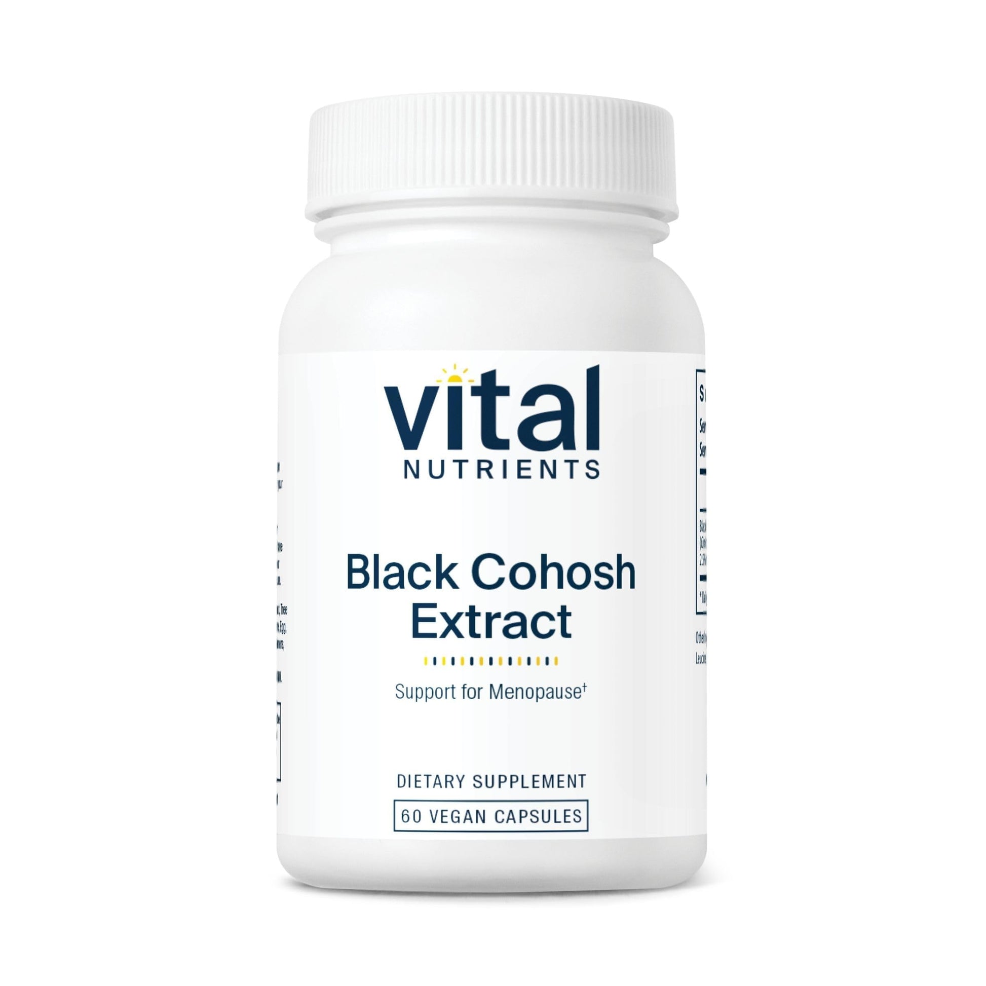 Vital Nutrients Black Cohosh Extract 250mg Capsule 60 Capsules