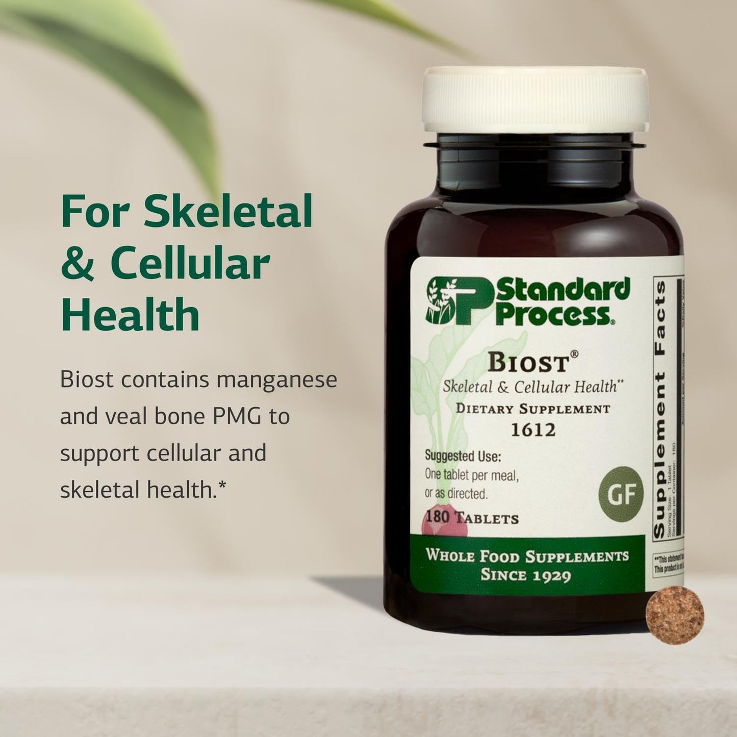 Standard Process Inc. Biost Skeletal & Cellular Health Supplement Tablet 180 Tablets