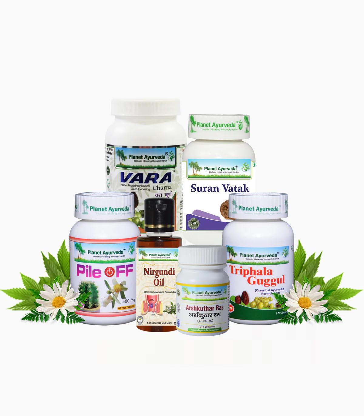Planet Ayurveda Piles Care Pack Tablet, 6 Tablets