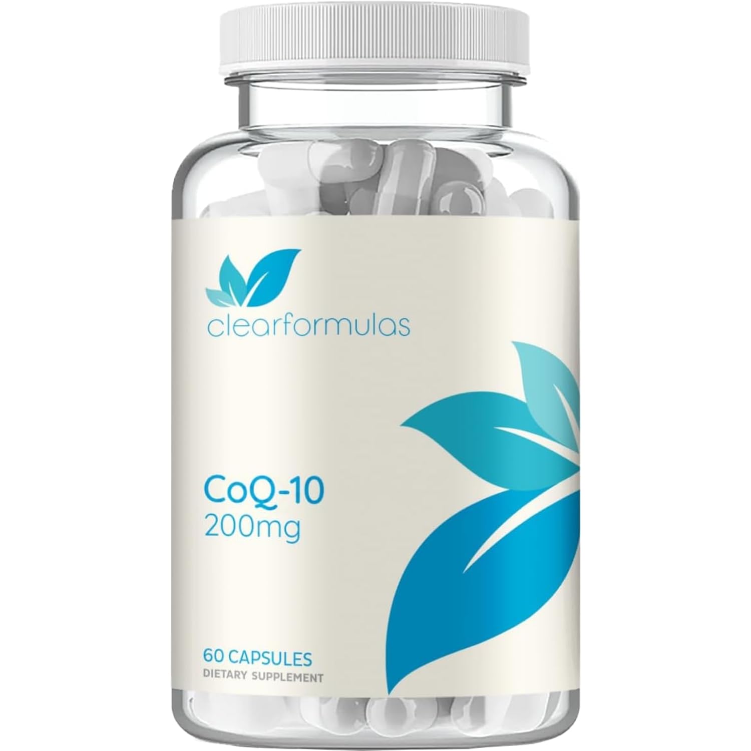 Clear Formulas CoQ10 200mg Quick Absorption Capsules 60 Count