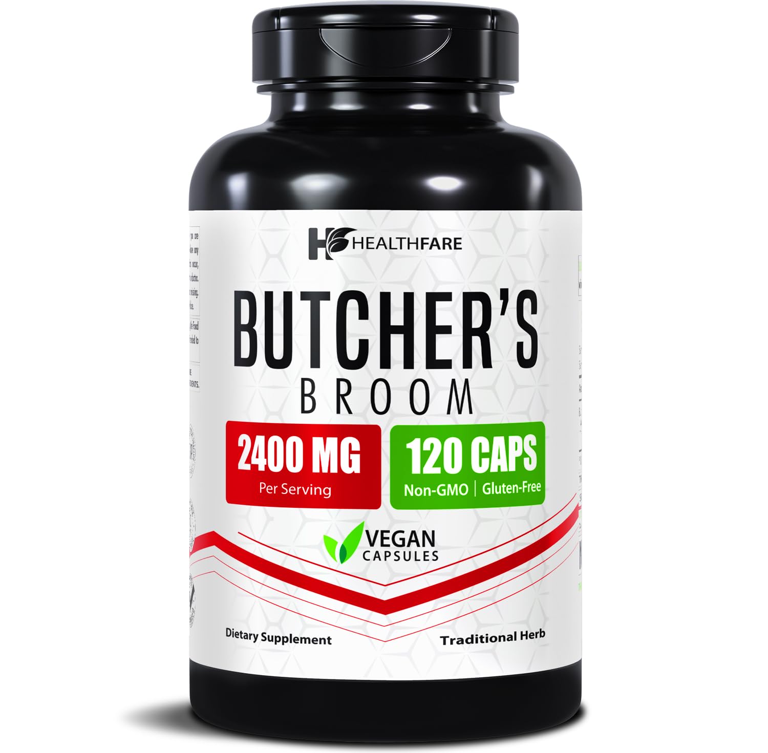 Healthfare Butchers Broom Supplement Capsules 120