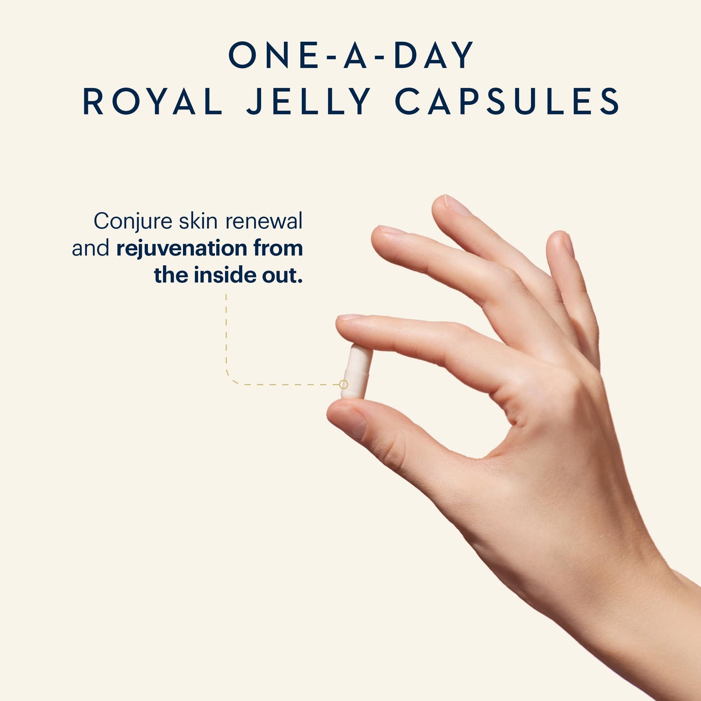 Manuka Health Royal Jelly Supplement with Biotin, Collagen & Hyaluronic Acid, 80 Capsules