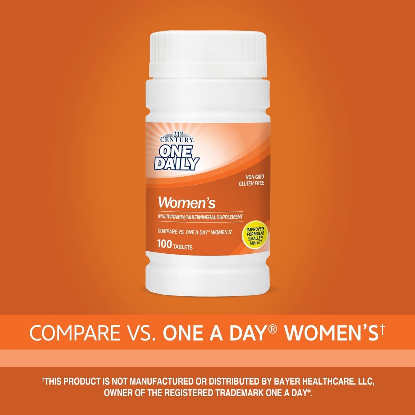 21st Century Women's One Daily Multivitamin Multimineral Supplement, 200 Tablets