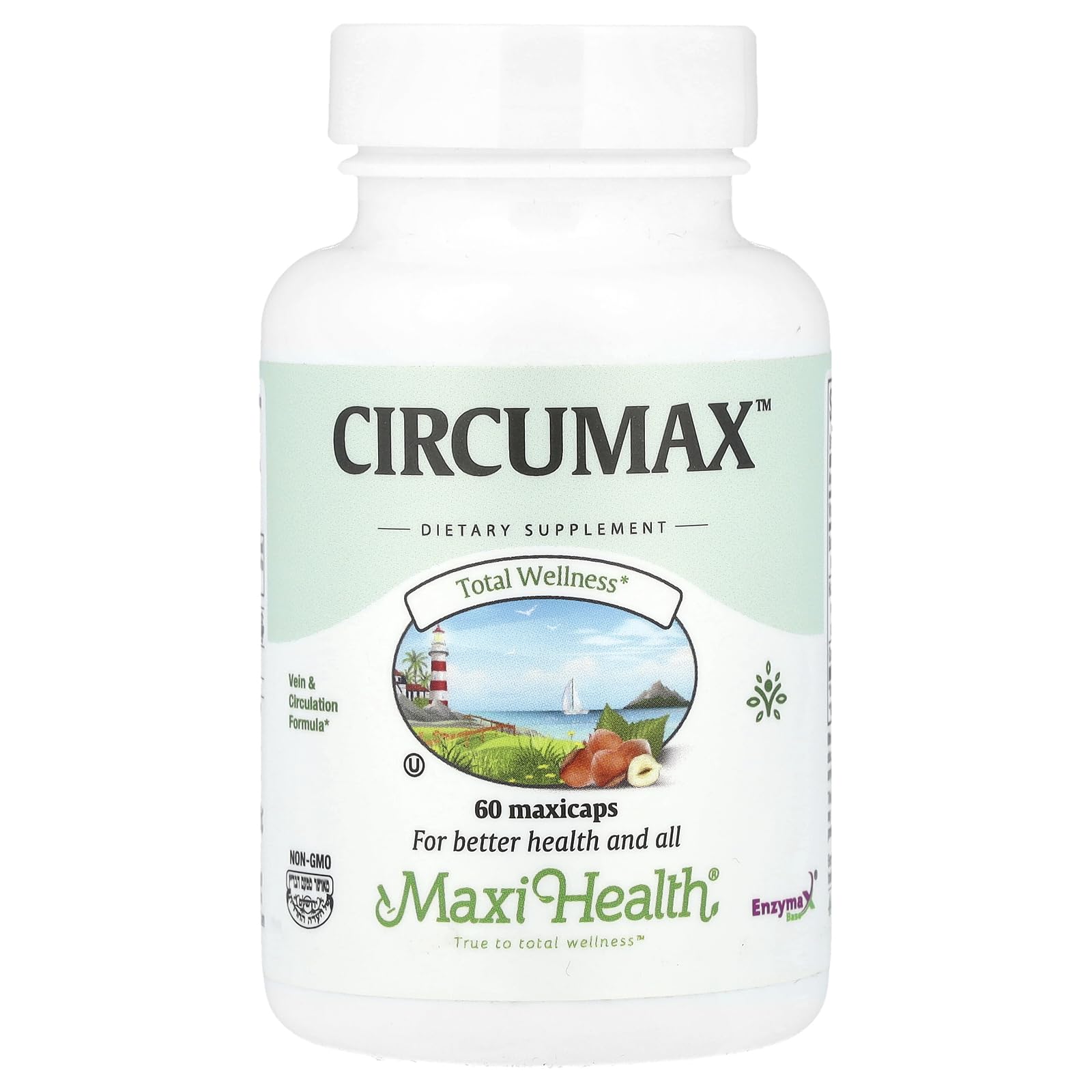 Maxi Health CircuMax Blood Circulation Supplements for Leg Comfort Capsules, 60 Capsules