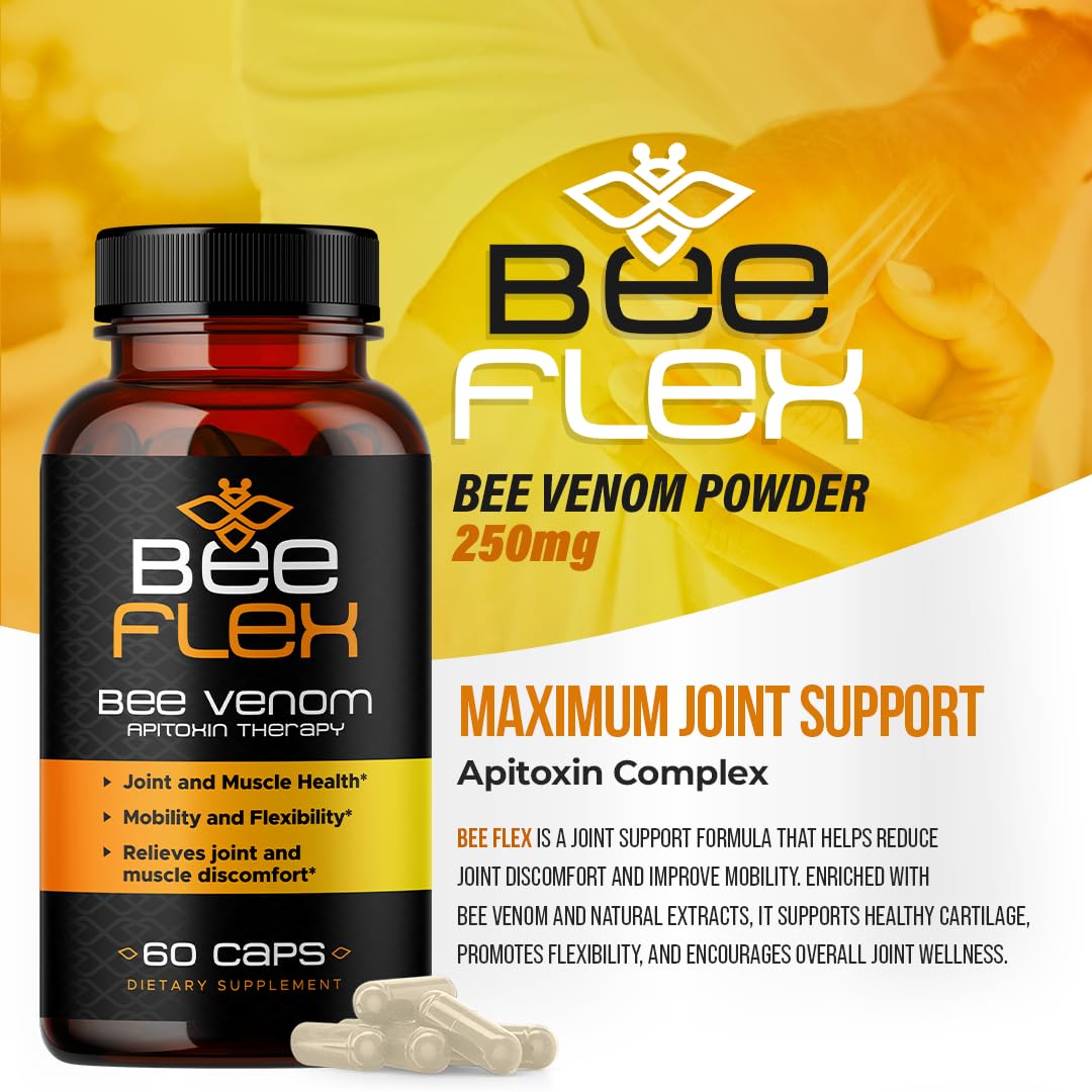 AURA VITAMINS Bee Flex Joint Support Supplements 60 Capsules