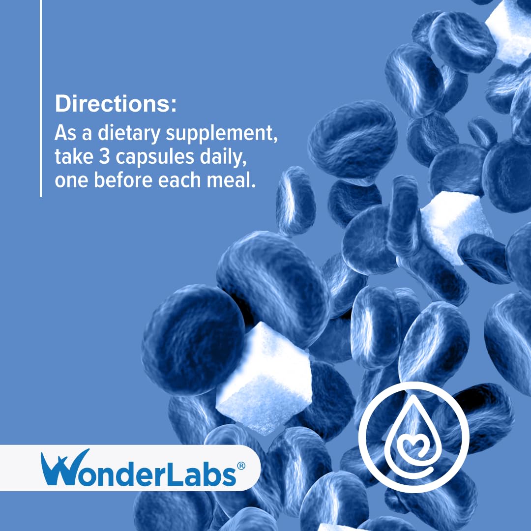 Wonder Laboratories Superior Absorption Berberine HCL 1500mg + Cinnamon, Chromium, and BioPerine for Glucose, Heart & Immune System Health, Gluten & GMO Free, 120 Capsules