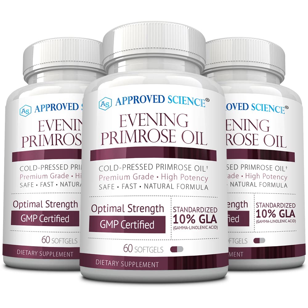 Approved Science Evening Primrose Oil Softgels 180
