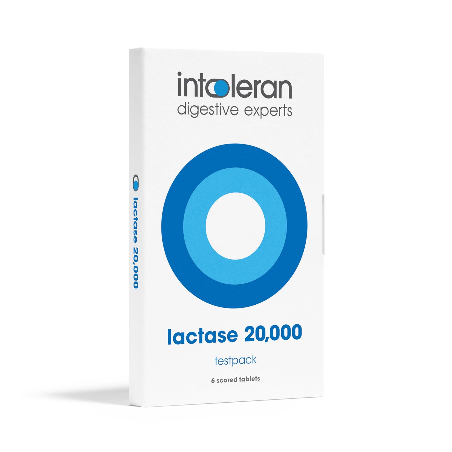 Intoleran Lactase 20,000 Digestive Enzymes Test Pack, 6 Scored Tablets