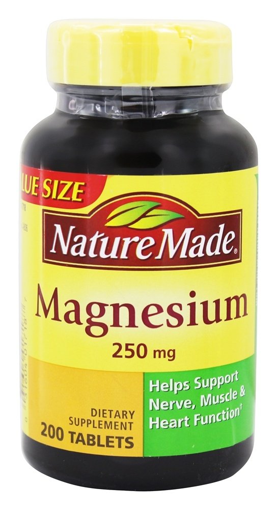 Nature Made Magnesium Oxide 250 mg Tablets, 600 Tablets