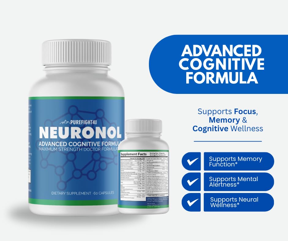 PureFight4U Neuronol Advanced Cognitive Formula 240 Capsules