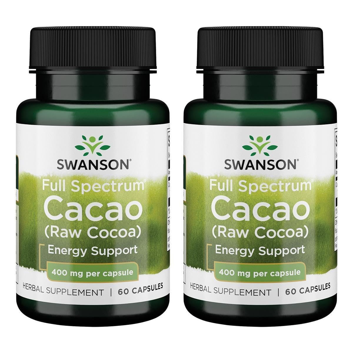 Swanson Full Spectrum Cacao (Raw Cocoa) Capsules 120