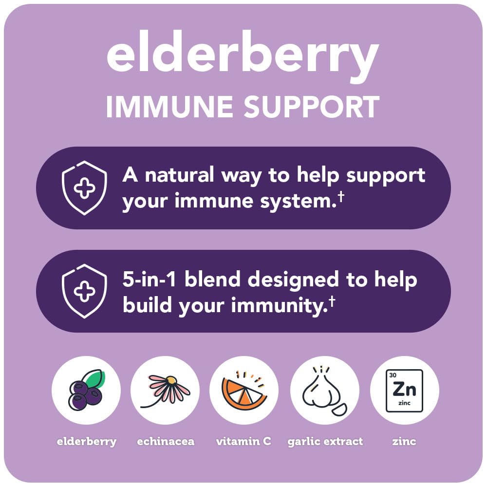 Vitamin Bounty Elderberry Organic Capsules 60 Count