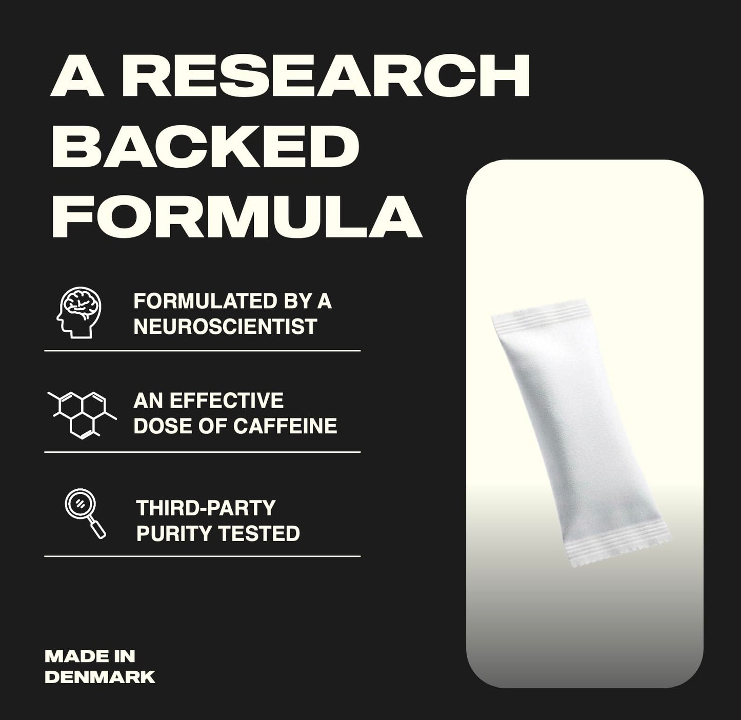 FRISS Caffeine Pouches Chewable 75mg, 20 Count