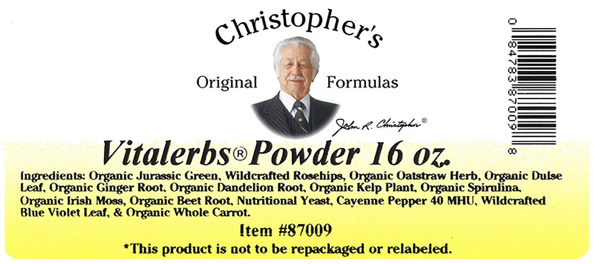 Christopher's Original Formulas Vitalerbs Powder 16 oz 1