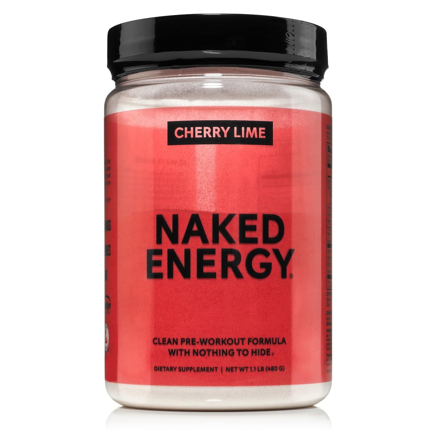 NAKED Cherry Lime Energy Pre-Workout Powder, 16 Servings
