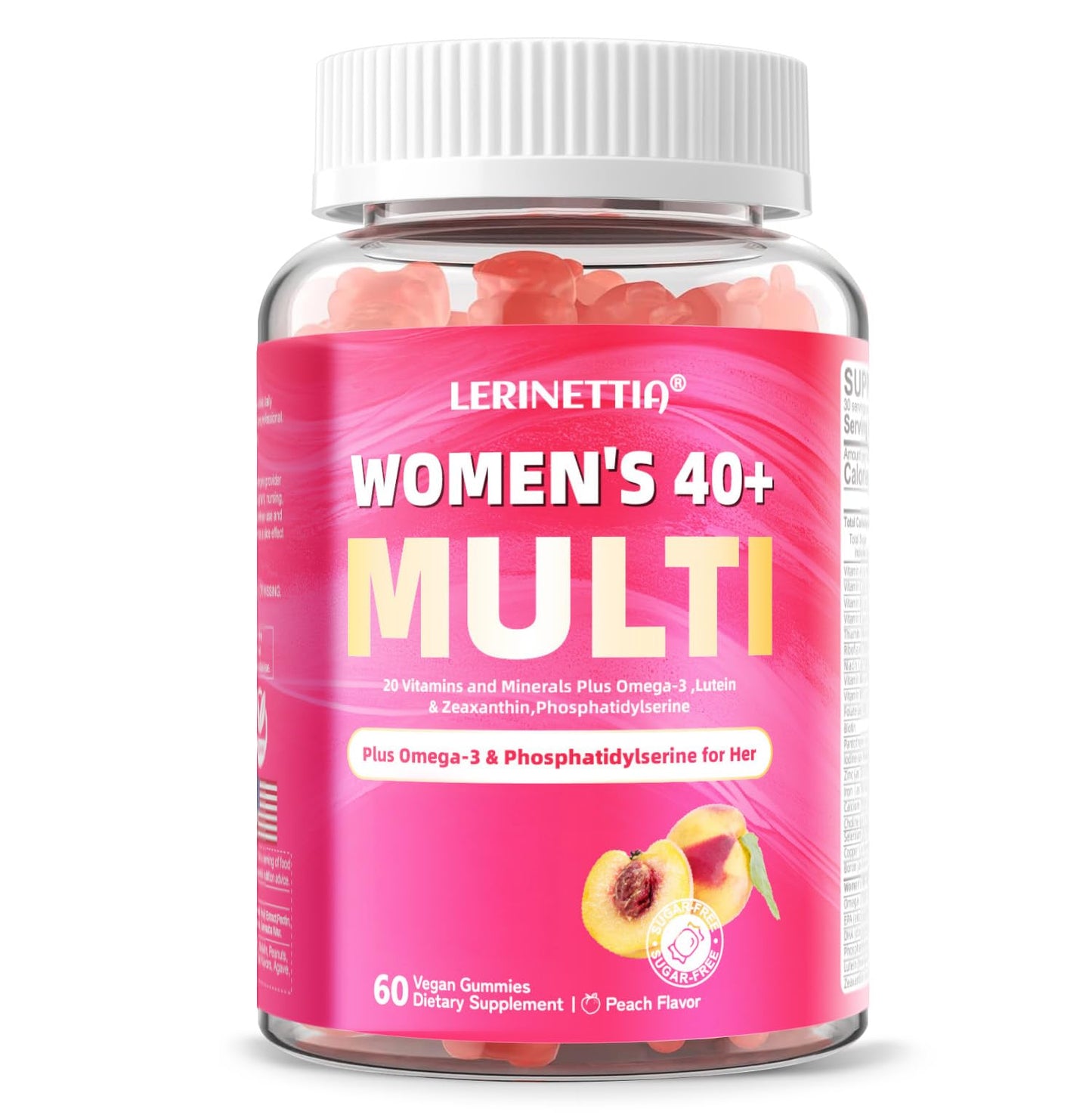 Lerinettia Multivitamin for Women Gummies 60 Count