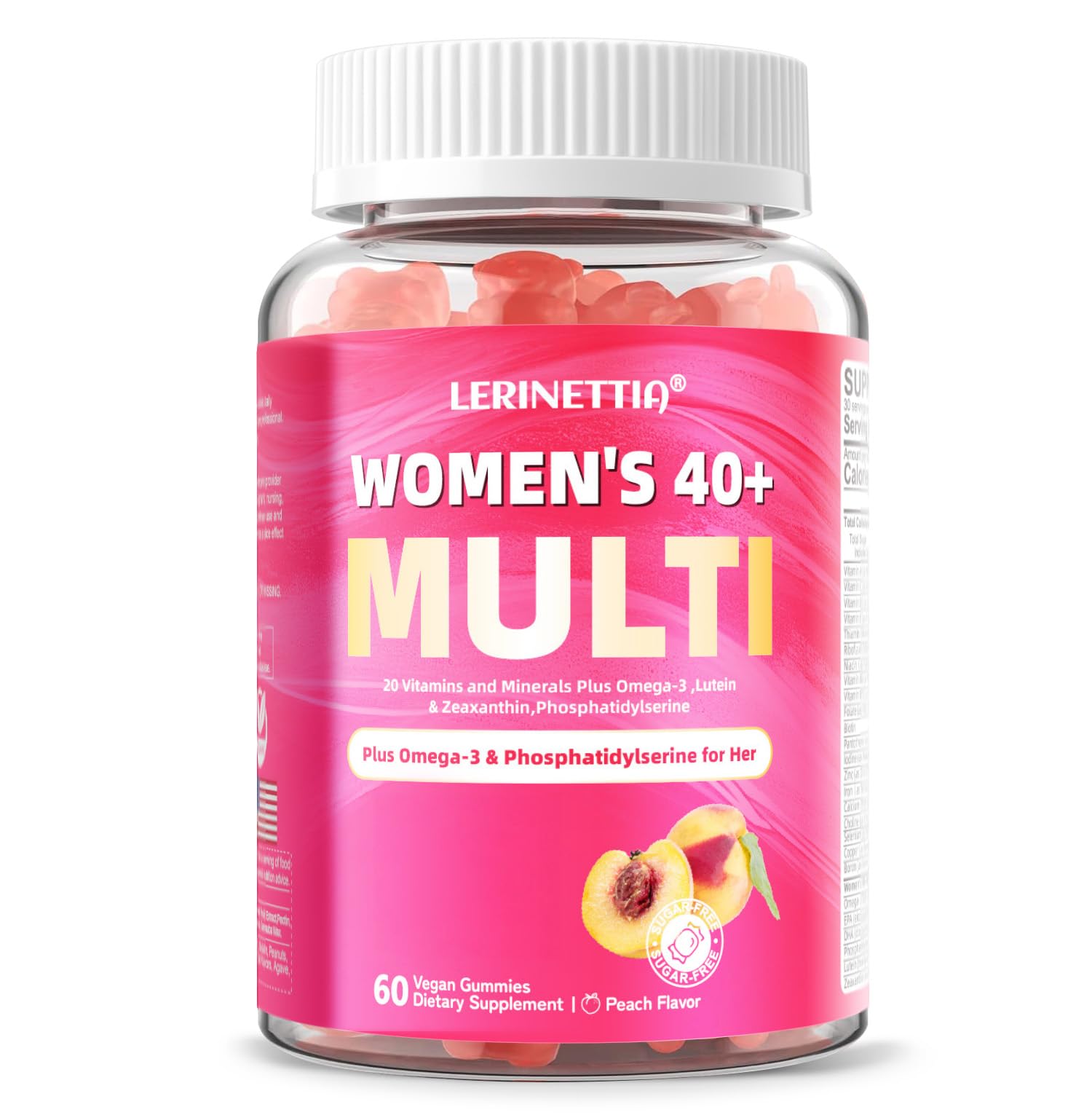 Lerinettia Multivitamin for Women Gummies 60 Count