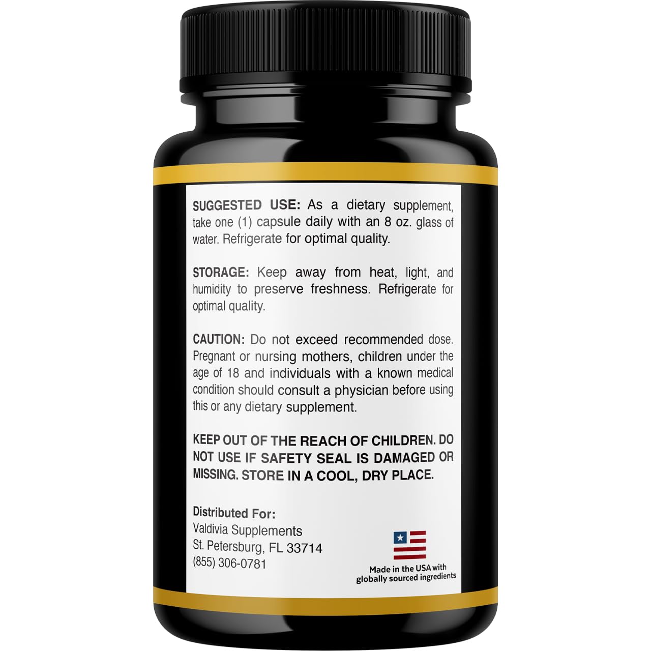 Valdivia Lean Peak Capsules, 300 Capsules