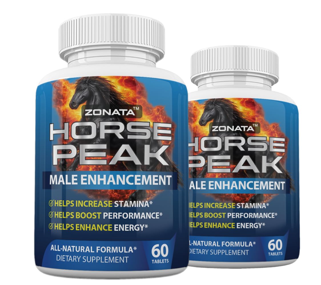 Zonata Horse Peak Dietary Supplements for Men, 120 Tablets
