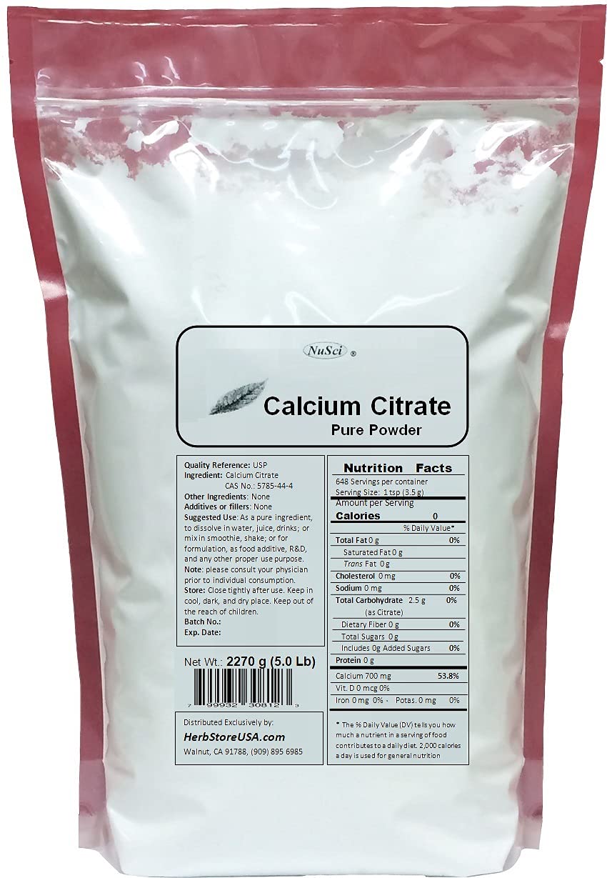 NuSci Calcium Citrate Powder 80.07 oz