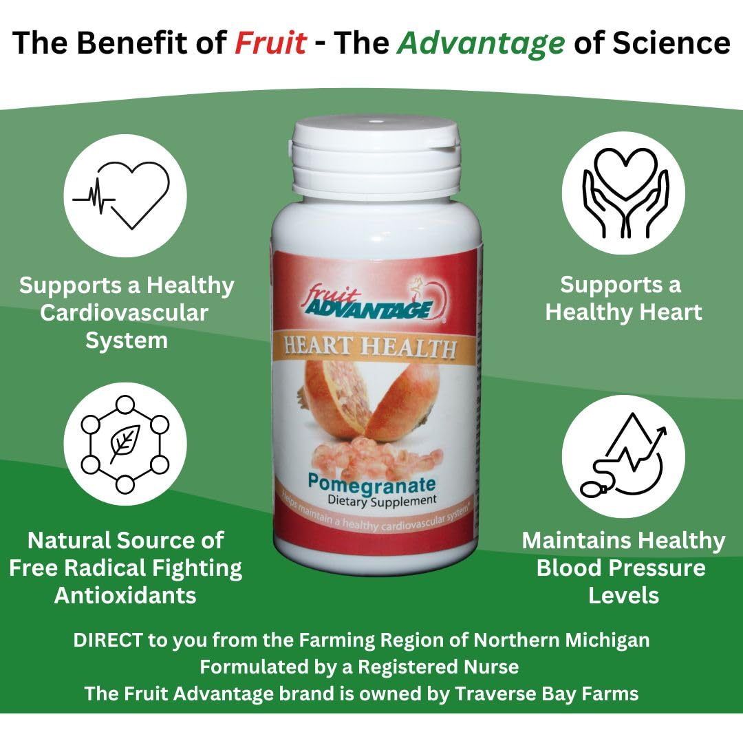 Fruit Advantage Pomegranate Heart Health Capsule, 1 Count
