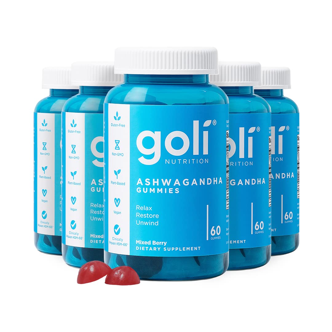 Goli Ashwagandha & Vitamin D Gummy, 300 Count