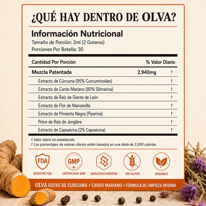 Generic OLVA Turmeric + Milk Thistle Drops Capsule 1