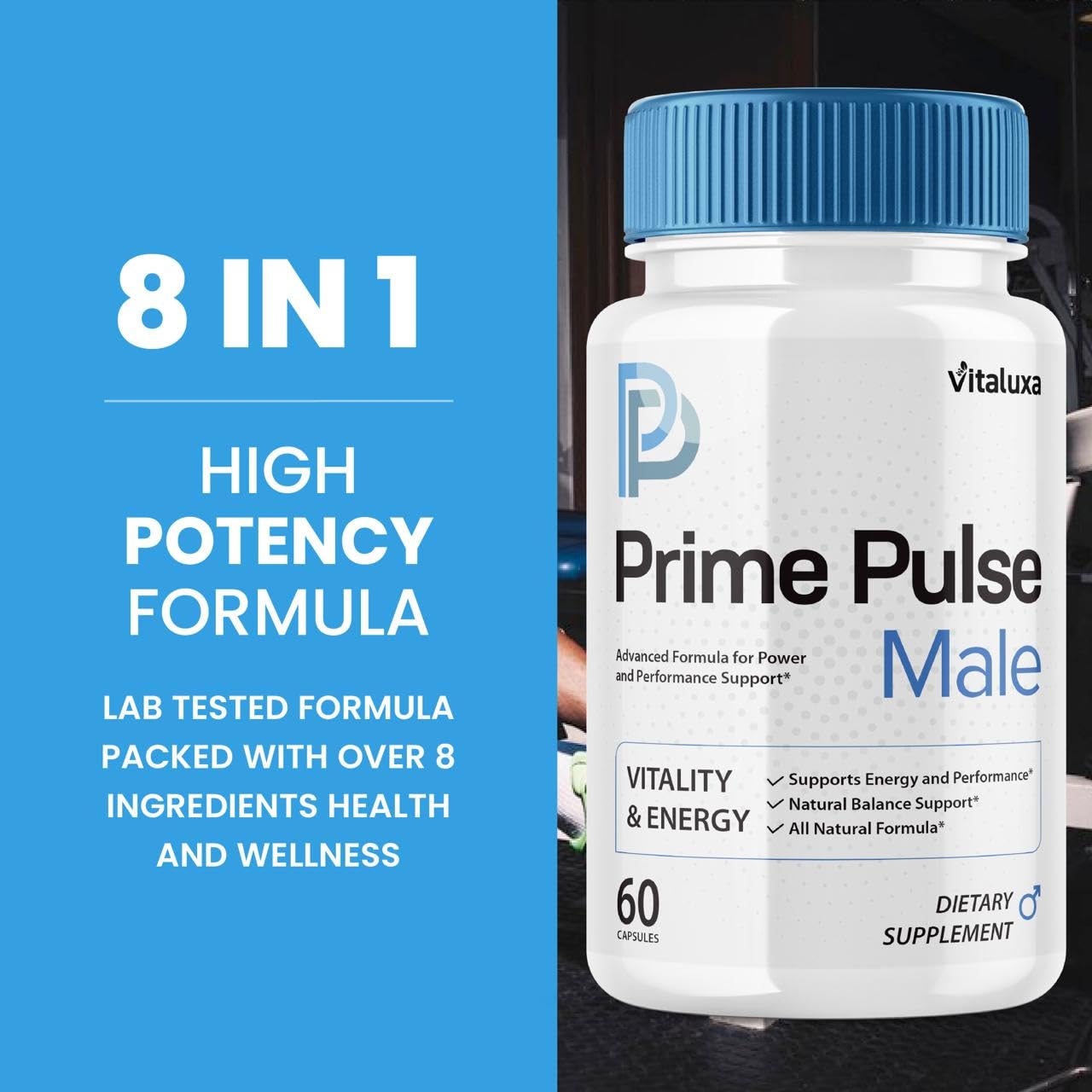 Vitaluxa Prime Pulse Capsules 300 Count